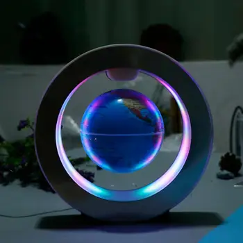 O-Shaped Holder Magnetic Levitation Floating World Map Globe Home Desktop Decorative Crafts with LED Light US Plug
O-Shaped Holder Magnetic Levitation Floating World Map Globe Home Desktop Decorative Crafts with LED Light US Plug