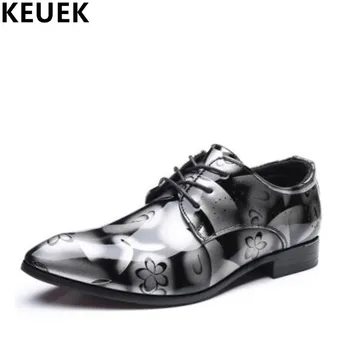 New Arrival Fashion Men Flats Lace-Up Pointed Toe Casual Business Dress shoes Patent Leather Male Wedding shoes 022
New Arrival Fashion Men Flats Lace-Up Pointed Toe Casual Business Dress shoes Patent Leather Male Wedding shoes 022