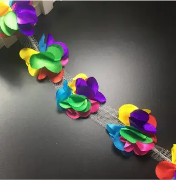8Yd/Lot Multicolour Chiffon Flowers Lace Fabric, Handmade Flower Bridal Bouquets Shoes Flower Corsage Wedding Accessories RS710
8Yd/Lot Multicolour Chiffon Flowers Lace Fabric, Handmade Flower Bridal Bouquets Shoes Flower Corsage Wedding Accessories RS710