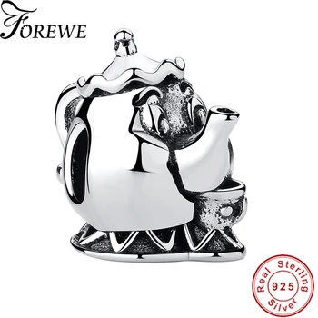 FOREWE 925 Sterling Silver Bead Creative Tea Pot Charm Beads Fit Pandora Charm Bracelet Women Diy Bracelets Bangles Jewelry
FOREWE 925 Sterling Silver Bead Creative Tea Pot Charm Beads Fit Pandora Charm Bracelet Women Diy Bracelets Bangles Jewelry