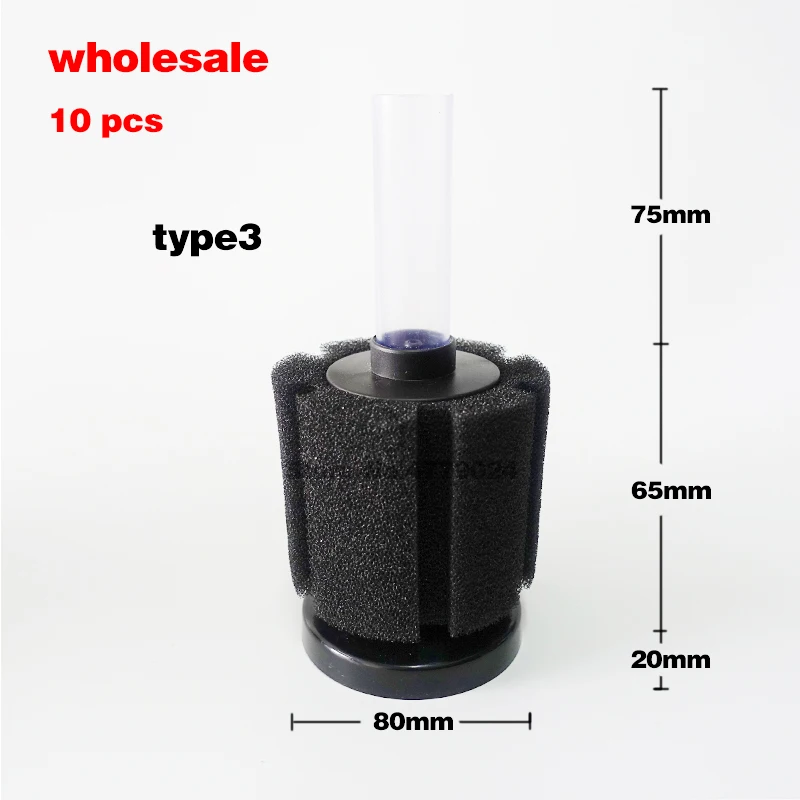 10 pcs Aquarium Filter Fish Tank Shrimp Pond Air Pump Biochemical Bio Sponge Filter Filtration Without packaging Practical 180
10 pcs Aquarium Filter Fish Tank Shrimp Pond Air Pump Biochemical Bio Sponge Filter Filtration Without packaging Practical 180