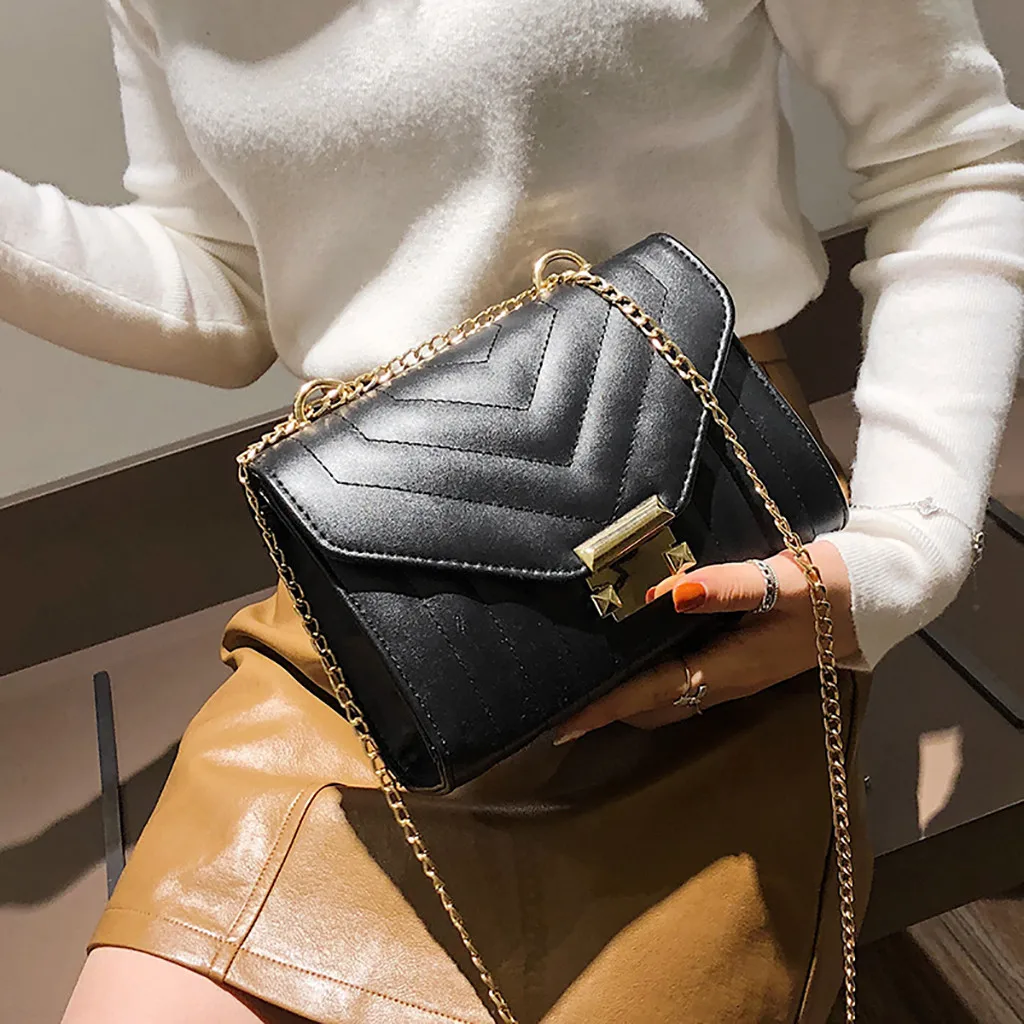 Women Retro Wild Messenger Bag Crocodile Shoulder Bag Handbag Leather Solid Color Cover Chain Flap Bag clutch bolsa feminina#Zer
Women Retro Wild Messenger Bag Crocodile Shoulder Bag Handbag Leather Solid Color Cover Chain Flap Bag clutch bolsa feminina#Zer