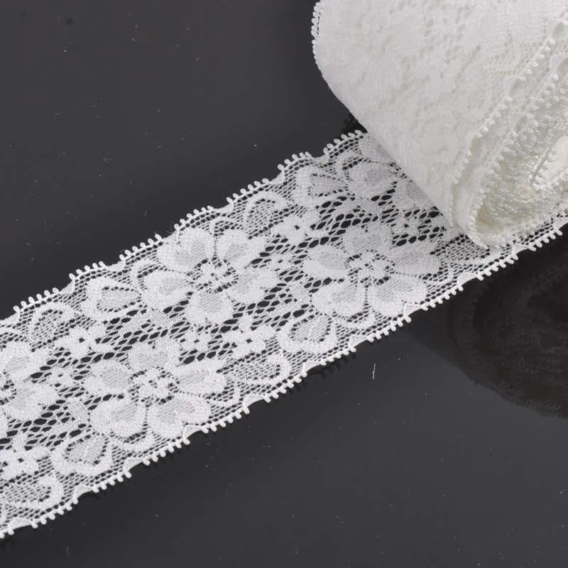 5cm width white Springy Embroidered Lace Fabric Trim Ribbon for wedding decoration 5 yard/lot DIY CP0352
5cm width white Springy Embroidered Lace Fabric Trim Ribbon for wedding decoration 5 yard/lot DIY CP0352
