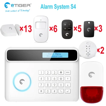 DHL fast shipping geniune etiger products S4 gsm&telephone line alarm system burglar intruder alarm system for home
DHL fast shipping geniune etiger products S4 gsm&telephone line alarm system burglar intruder alarm system for home