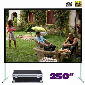 Large size Fast Fold Projector Screen 250 inches Quick Folding Projection Screens with Frame 4:3/16:9 optional
Large size Fast Fold Projector Screen 250 inches Quick Folding Projection Screens with Frame 4:3/16:9 optional