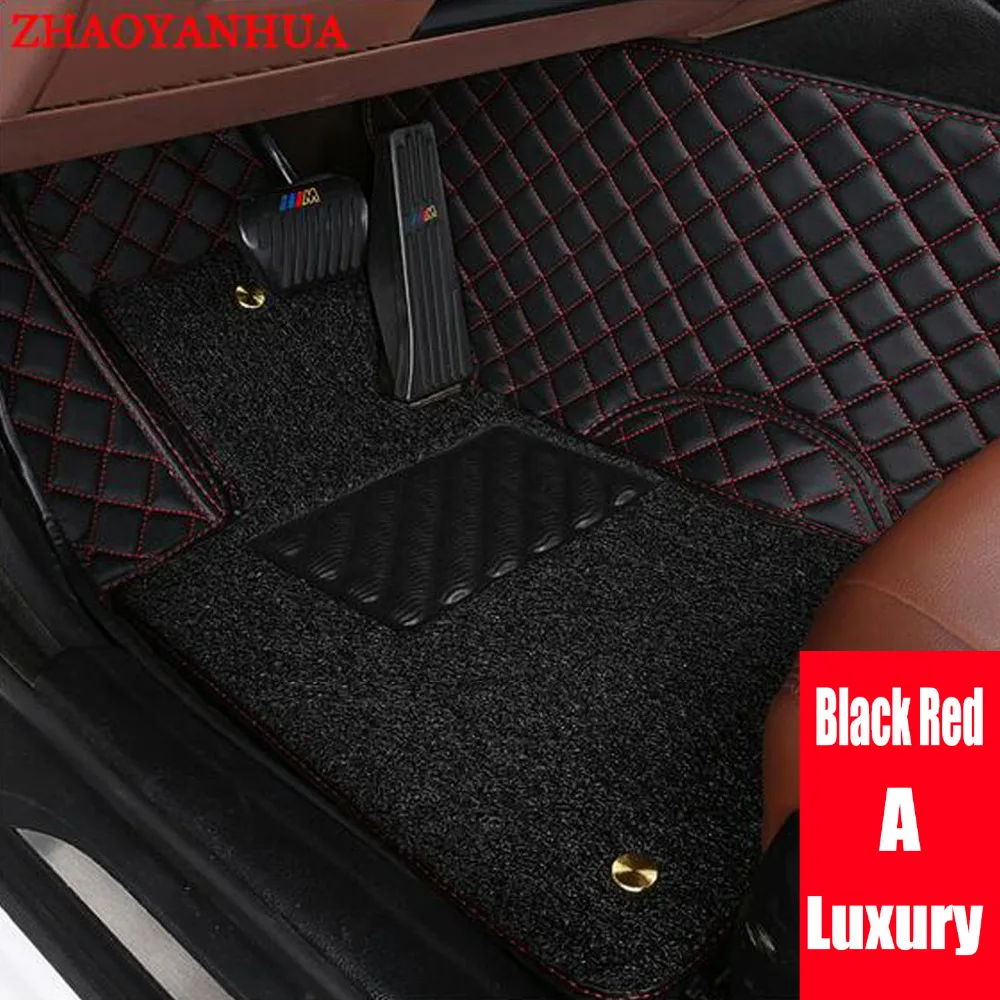 ZHAOYANHUA Car floor mats for Honda Accord 7th 8th 9th generation HRV Vezel FIT CRV CR-V City 6D car-styling carpet rugs liners |