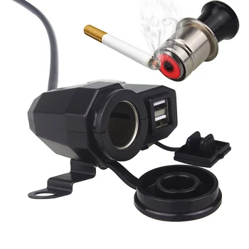 DC 12V Motorcycle Cigarette Lighter Socket Splitter Power Adapter With Dual USB Charger Waterproof Motorcycle Charger Universal
DC 12V Motorcycle Cigarette Lighter Socket Splitter Power Adapter With Dual USB Charger Waterproof Motorcycle Charger Universal