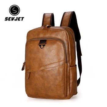 Fashion Men Backpack Waterproof PU Leather Travel Shoulder Bags Man Large Capacity Teenager Male Mochila Laptop Backpacks CJ948
Fashion Men Backpack Waterproof PU Leather Travel Shoulder Bags Man Large Capacity Teenager Male Mochila Laptop Backpacks CJ948