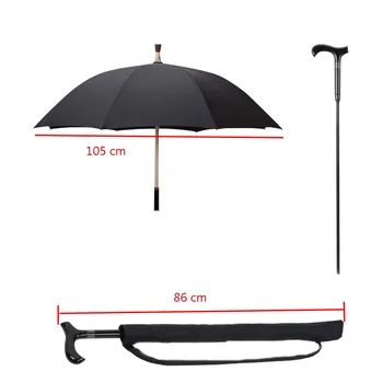 Multi functional Walking Stick Umbrella Men Long Handle Strong Windproof Elderly Gift Umbrella Outdoor Mountaineering Umbre Z559
Multi functional Walking Stick Umbrella Men Long Handle Strong Windproof Elderly Gift Umbrella Outdoor Mountaineering Umbre Z559