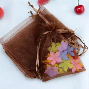 9x12cm Jewelry Packing Drawable Organza Bags Wedding Gift Bags dark brown Organza Pouch Wedding Party Favor Gift Bag
9x12cm Jewelry Packing Drawable Organza Bags Wedding Gift Bags dark brown Organza Pouch Wedding Party Favor Gift Bag
