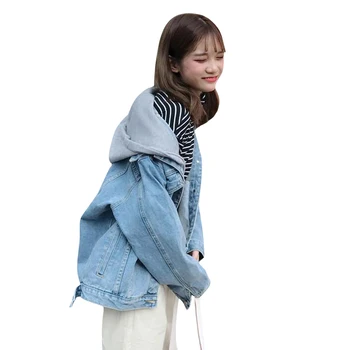 Jaqueta Feminina Inverno Sale Full Bomber Casaco Feminino 2019 Spring Dress Women's Coat With Hat Jeans Shirt Loose New Student
Jaqueta Feminina Inverno Sale Full Bomber Casaco Feminino 2019 Spring Dress Women's Coat With Hat Jeans Shirt Loose New Student