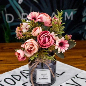 20PCS/Lot Silk Artificial Peony Flowers Real Touch 5 Styles Bride Bouquet Wedding Home Hotel Fake Flowers Decoration KGH0012
20PCS/Lot Silk Artificial Peony Flowers Real Touch 5 Styles Bride Bouquet Wedding Home Hotel Fake Flowers Decoration KGH0012