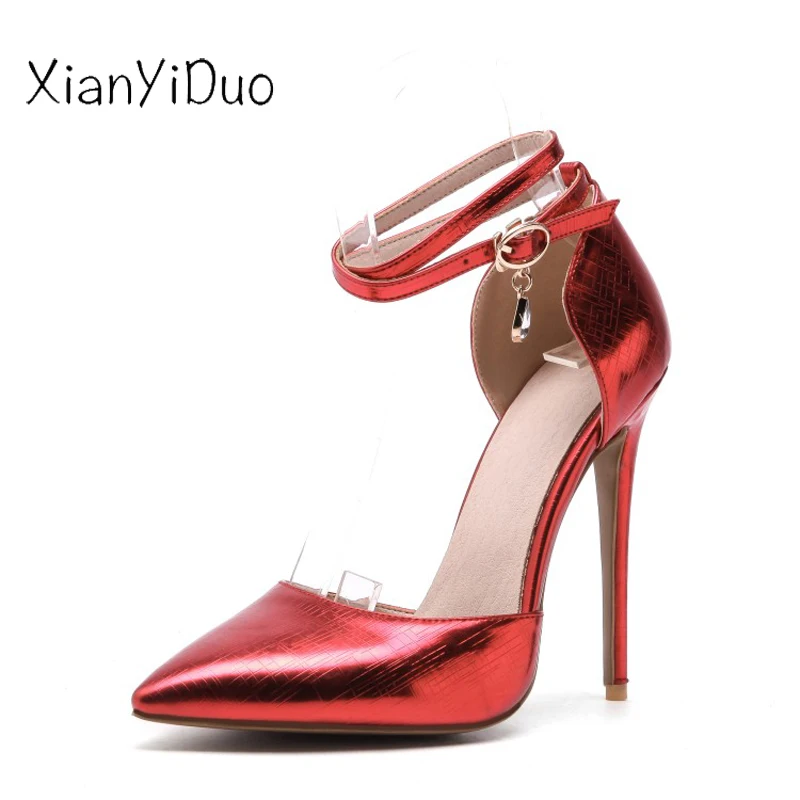 Xianyiduo fashion sexy party 2019 Summer Women's shoes Closed toe super high high Heels gold sandals plus Size 33-48 pumps /z-7
Xianyiduo fashion sexy party 2019 Summer Women's shoes Closed toe super high high Heels gold sandals plus Size 33-48 pumps /z-7
