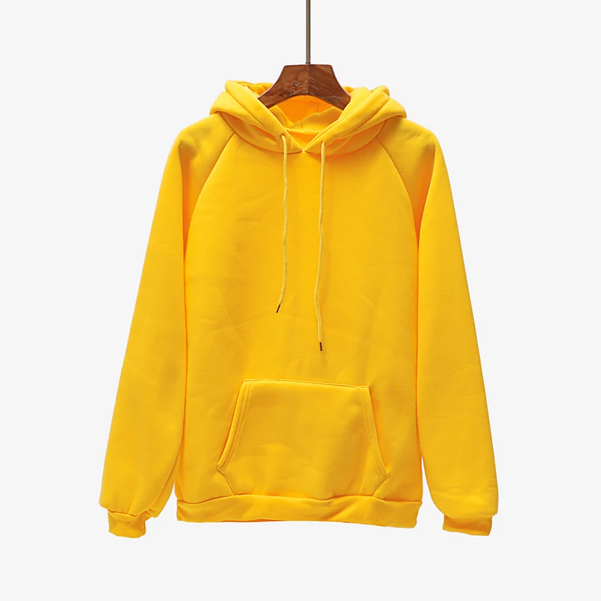 Autumn Winter Coat Fashion Yellow Hoody Women Sweatshirt Casual Solid Lady Pullover Long Sleeve Loose Pocket Clothes Female
Autumn Winter Coat Fashion Yellow Hoody Women Sweatshirt Casual Solid Lady Pullover Long Sleeve Loose Pocket Clothes Female