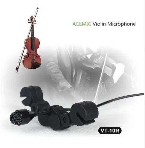 ACEMIC VT-10R professional violin microphone musical instrument microphone with clip included
ACEMIC VT-10R professional violin microphone musical instrument microphone with clip included