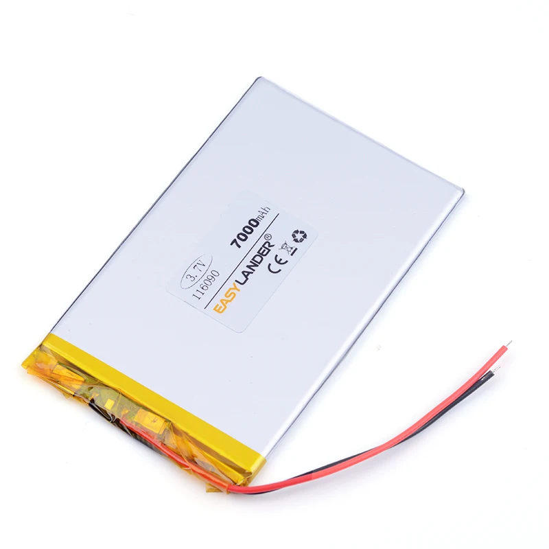 Аккумулятор 3,7 в 116090 7000 мАч для GPS PSP DVD PAD электронной книги планшета ПК портативное зарядное устройство для видеоигр
Аккумулятор 3,7 в 116090 7000 мАч для GPS PSP DVD PAD электронной книги планшета ПК портативное зарядное устройство для видеоигр
