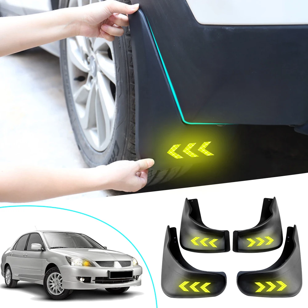 Front Rear Mud Flaps For Mitsubishi Lancer Sedan 2003-2007 Mudguards Splash Guards For Reflective Warning Fender Car Accessories
Front Rear Mud Flaps For Mitsubishi Lancer Sedan 2003-2007 Mudguards Splash Guards For Reflective Warning Fender Car Accessories