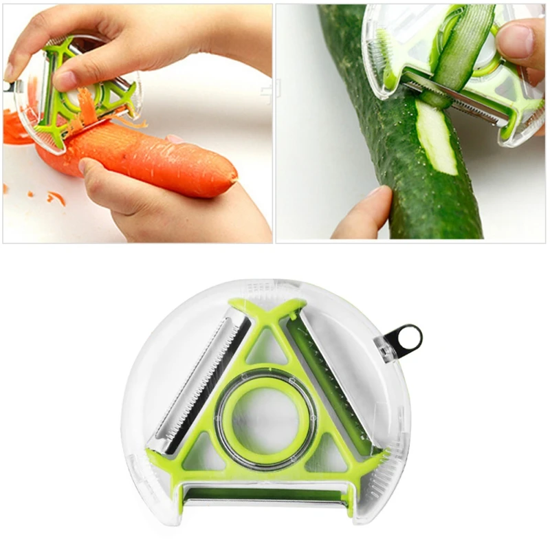 3 In 1 Multi-Functional Potato Peeler Peeling Knives Cutter Grater Peelers Fruit Vegetable Kitchen Gadgets
3 In 1 Multi-Functional Potato Peeler Peeling Knives Cutter Grater Peelers Fruit Vegetable Kitchen Gadgets
