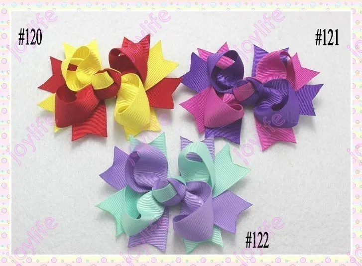 free shipping 220pcs two tone Boutique hair bows 3.5'' girl hair bows popular girl hair clips mix color
free shipping 220pcs two tone Boutique hair bows 3.5'' girl hair bows popular girl hair clips mix color