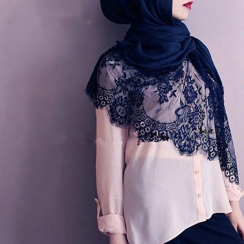 Fashion Two Sides Floral Lace Hijabs Viscose Head Scarves Muslim Womens Plain Maxi Muffler Cotton Arab Shawl Tudung Turban 1PC
Fashion Two Sides Floral Lace Hijabs Viscose Head Scarves Muslim Womens Plain Maxi Muffler Cotton Arab Shawl Tudung Turban 1PC