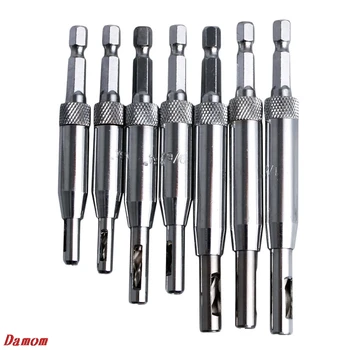 7Pcs/Set Self Centering Door Window Hinge Twist Wood Drill Bit Brass Hss Hole Punchers
7Pcs/Set Self Centering Door Window Hinge Twist Wood Drill Bit Brass Hss Hole Punchers