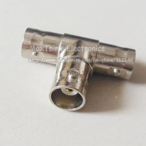 NCHTEK BNC T Adaptor Single F to Double F, 3-way female BNC/ BNC 3 WAY Female "T" Adapter Connectors/Free shipping/100PCS
NCHTEK BNC T Adaptor Single F to Double F, 3-way female BNC/ BNC 3 WAY Female "T" Adapter Connectors/Free shipping/100PCS