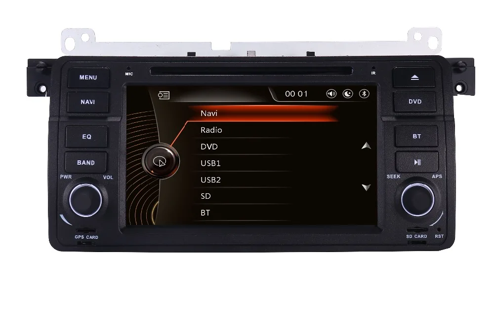 7inch 2 Din Touch Screen Car DVD Player for BMW E46 M3 With 3G GPS BT Radio USB SD Steering wheel Control Can bus Free GPS Map
7inch 2 Din Touch Screen Car DVD Player for BMW E46 M3 With 3G GPS BT Radio USB SD Steering wheel Control Can bus Free GPS Map