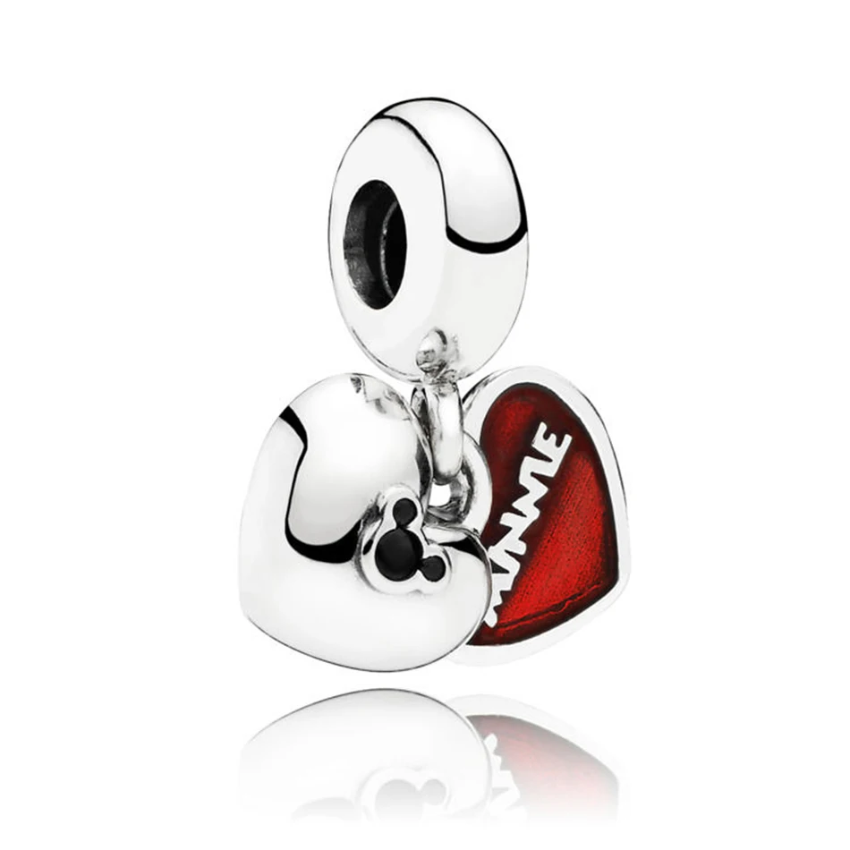 925 Sterling Silver DIY Jewelry Minnie & Mickey Dangle Charm fit Lady Bracelet Bangle Enamel Hearts
925 Sterling Silver DIY Jewelry Minnie & Mickey Dangle Charm fit Lady Bracelet Bangle Enamel Hearts