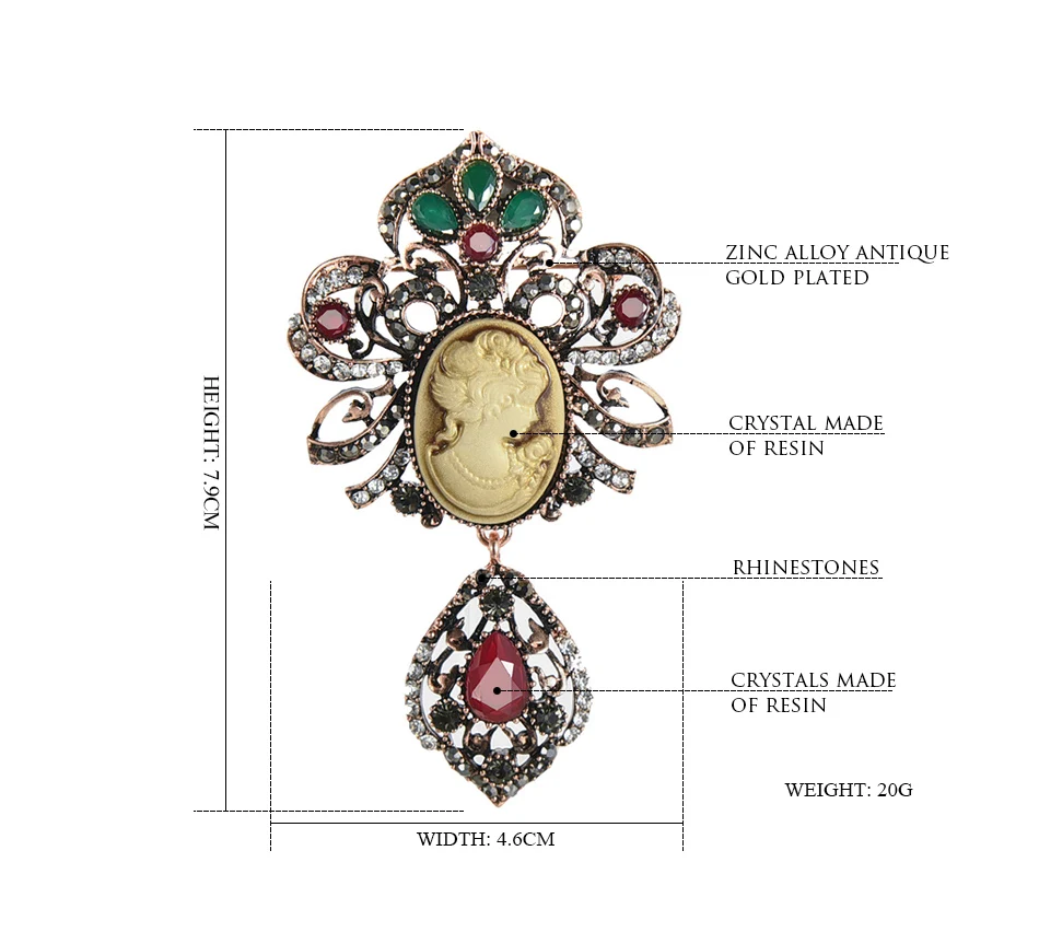 Ethnic-style-Vintage-Queen's-Cameo-Crystal-Brooch-Pins_01