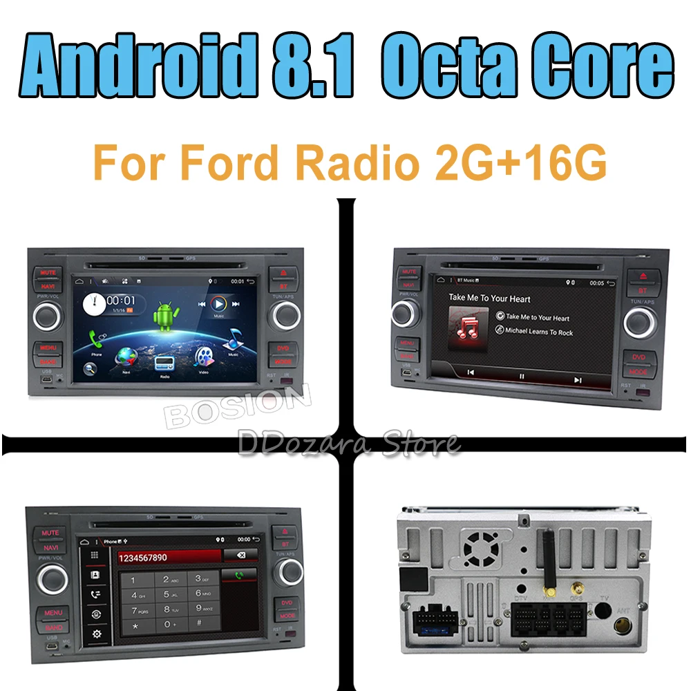 7" Android 8.1 Car GPS Radio Player For FORD FOCUS/MONDEO/C-MAX with Octa Core 2GB+16GB Stereo Multimedia
7" Android 8.1 Car GPS Radio Player For FORD FOCUS/MONDEO/C-MAX with Octa Core 2GB+16GB Stereo Multimedia