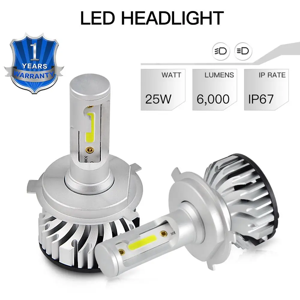 1 Set LED Car Headlight H4/9003/HB2 For Toyota Tacoma 1997-2015 3000LM COB Hi/Low Beam Bulbs
1 Set LED Car Headlight H4/9003/HB2 For Toyota Tacoma 1997-2015 3000LM COB Hi/Low Beam Bulbs