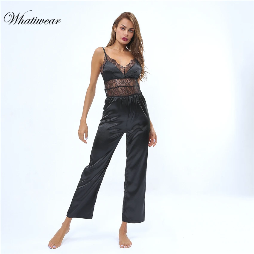 Whatiwear Sexy Women V-neck Lingerie Night Dress Sleeveless Ladies Satin Nightgown Plus Size 1XL-4XL Lace Sleepwear Nightwear
Whatiwear Sexy Women V-neck Lingerie Night Dress Sleeveless Ladies Satin Nightgown Plus Size 1XL-4XL Lace Sleepwear Nightwear