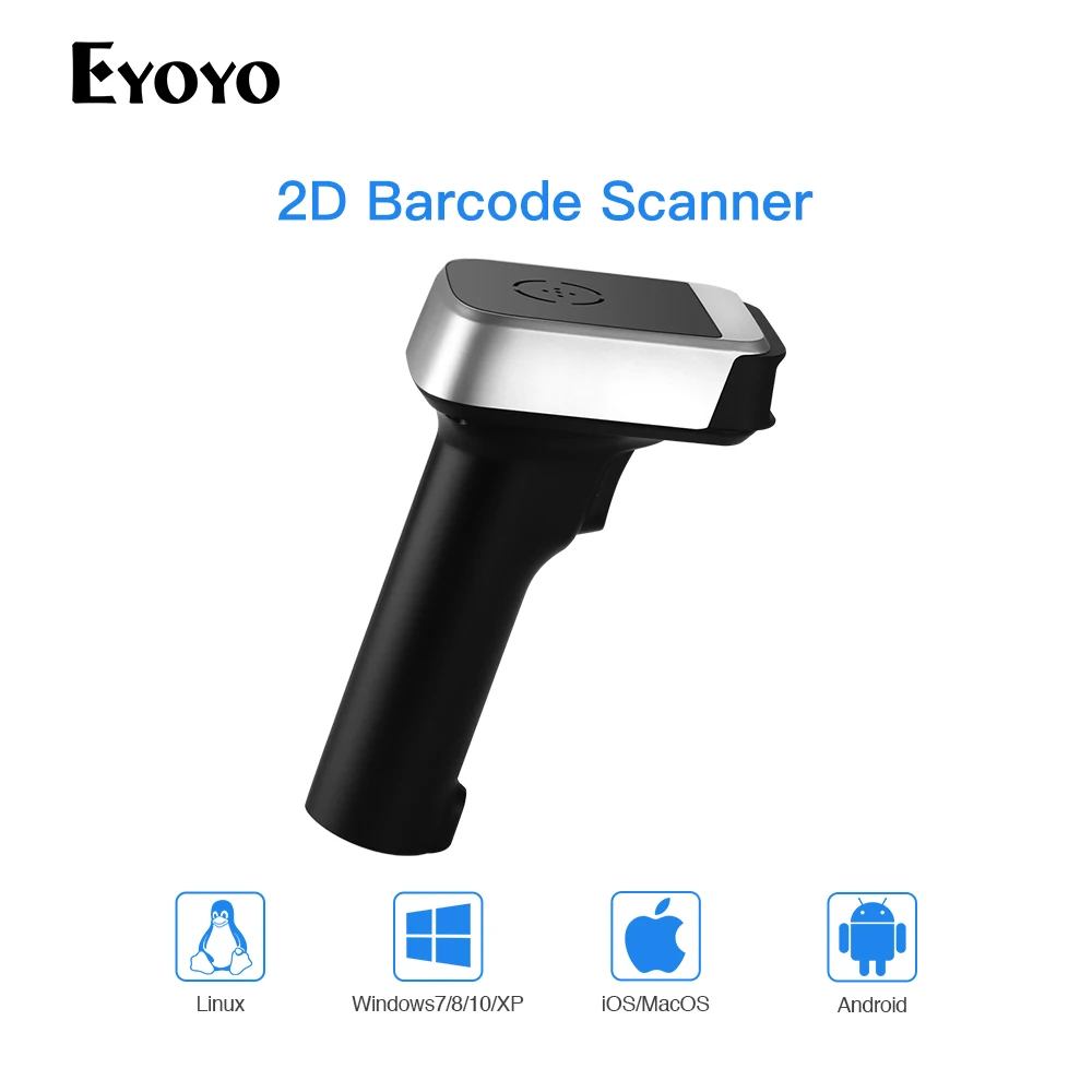 Eyoyo Scanner Barcode 2d barcode scanner wireless BT4.1for PDF417 Data Matrix Code leitor de codigo de barra
Eyoyo Scanner Barcode 2d barcode scanner wireless BT4.1for PDF417 Data Matrix Code leitor de codigo de barra
