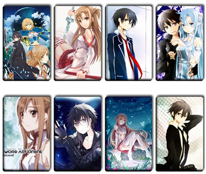 30 pcs/lot Sword Art Online Card Sticker Japanese Anime Souvenir Cartoon DIY Bank Bus ID Card Sticker Kid Gift Classic adult Toy
30 pcs/lot Sword Art Online Card Sticker Japanese Anime Souvenir Cartoon DIY Bank Bus ID Card Sticker Kid Gift Classic adult Toy