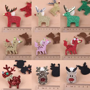New Arrival 20pcs/Lot Glitter Christmas Deer Glitter Button Stickers Girls Hair Jewelry Bow Center Ornament Accessories Patch
New Arrival 20pcs/Lot Glitter Christmas Deer Glitter Button Stickers Girls Hair Jewelry Bow Center Ornament Accessories Patch