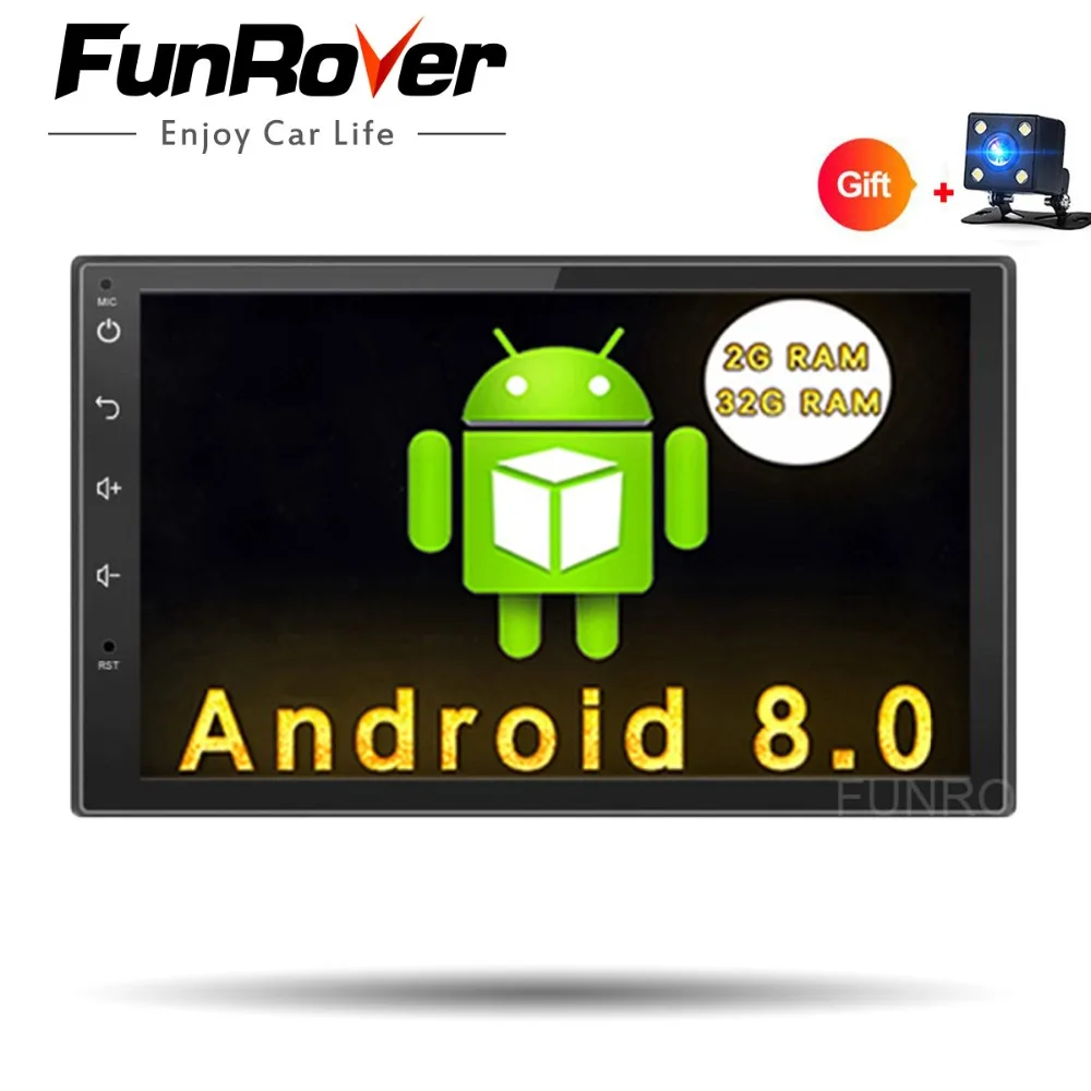 Funrover Android 8.0 2 din Car DVD player 2din GPS Bluetooth stereo In dash Radio 7 inch Universal wifi tape recorder usb no dvd 
Funrover Android 8.0 2 din Car DVD player 2din GPS Bluetooth stereo In dash Radio 7 inch Universal wifi tape recorder usb no dvd