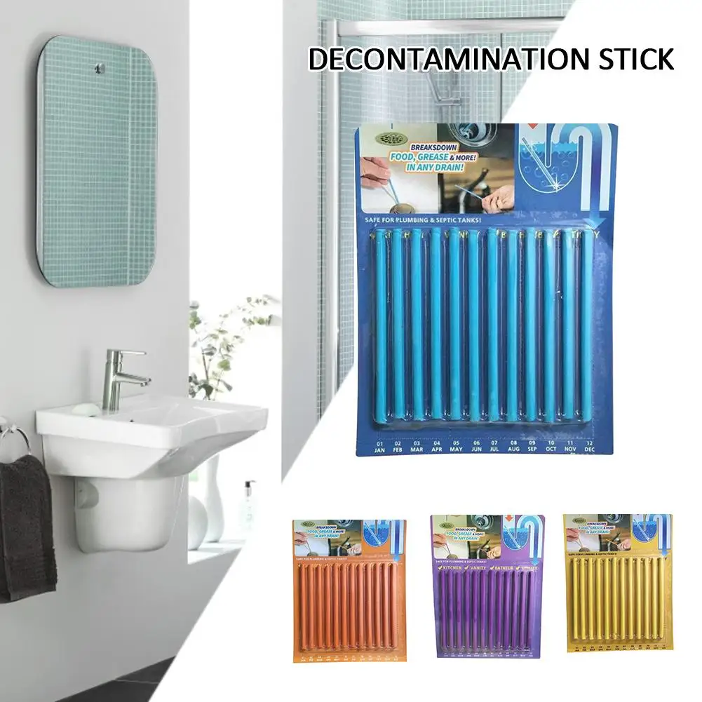Decontamination Stick Enzyme Cleaner For Sinks And Kitchen Bathroom Clogged Pipes Non-corrosive Drainpipe Cleaner
Decontamination Stick Enzyme Cleaner For Sinks And Kitchen Bathroom Clogged Pipes Non-corrosive Drainpipe Cleaner