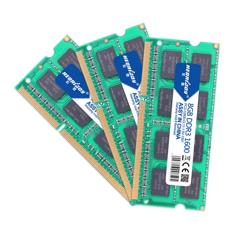 Heoriady DDR3 8 Гб 1600 ОЗУ для ноутбука МГц Sodimm Macbook ddr3l совместимый с ноутбуком ddr3 4 1333 Sdram