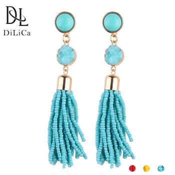 DiLiCa Bohemian Earrings Beads Tassel Long Dangle Earrings for Women Statement Earring Dangle Boho Jewelry Charms Earring
DiLiCa Bohemian Earrings Beads Tassel Long Dangle Earrings for Women Statement Earring Dangle Boho Jewelry Charms Earring