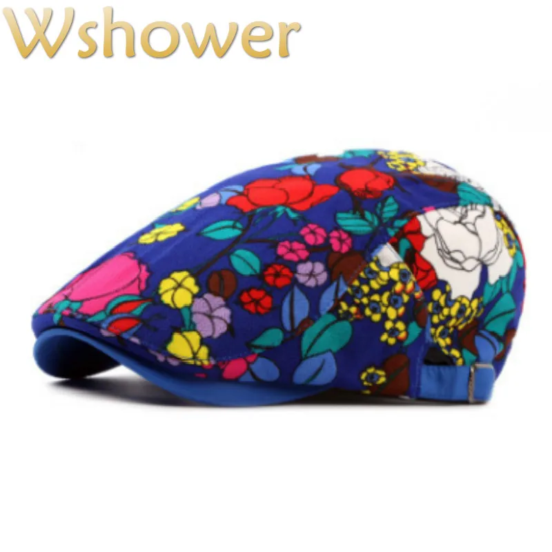 Which in shower lady floral printed adult berets hat women girl flower newsboy cap female casual duckbill flat peaked casquette
Which in shower lady floral printed adult berets hat women girl flower newsboy cap female casual duckbill flat peaked casquette