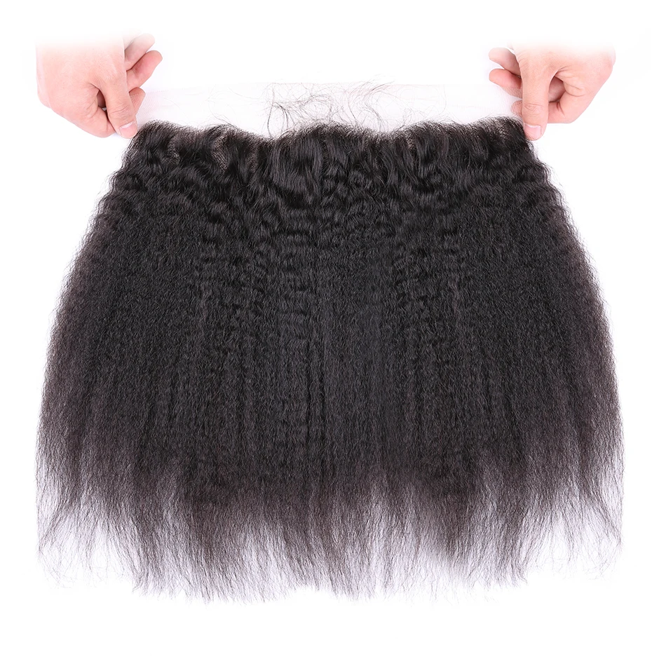 Reshine Kinky Straight Frontal Human Hair Frontal Ear to Ear 13*4 Lace Frontal Closure With Baby Hair Natural Color Remy Hair
Reshine Kinky Straight Frontal Human Hair Frontal Ear to Ear 13*4 Lace Frontal Closure With Baby Hair Natural Color Remy Hair