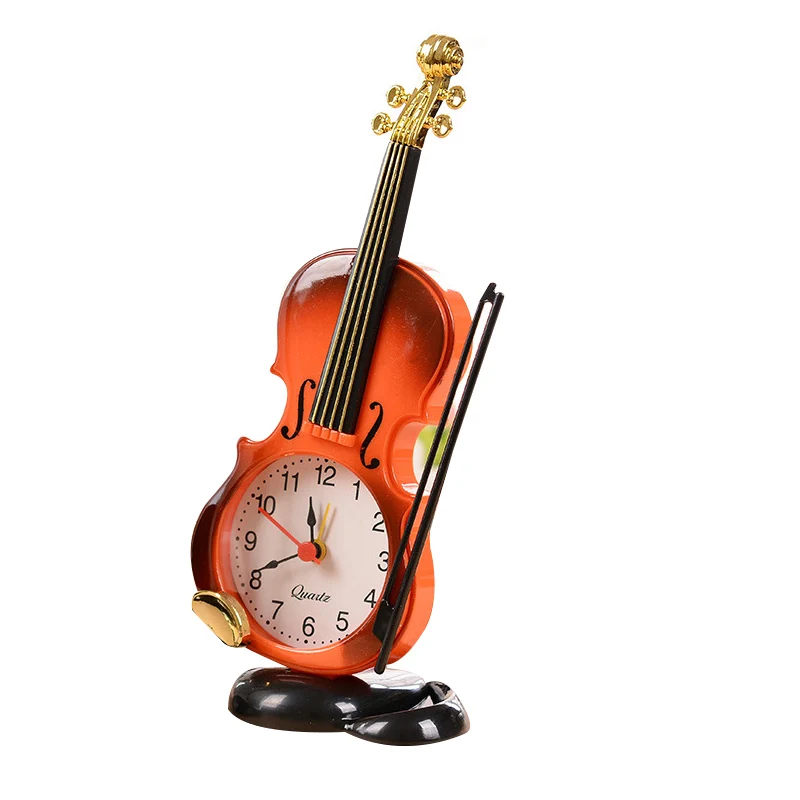 New Arrival Vintage Unique Violin Ancient Desk PO Clock Alarm Clock Office Supplies Home Decor Handmade Crafts Children Gift P30
New Arrival Vintage Unique Violin Ancient Desk PO Clock Alarm Clock Office Supplies Home Decor Handmade Crafts Children Gift P30