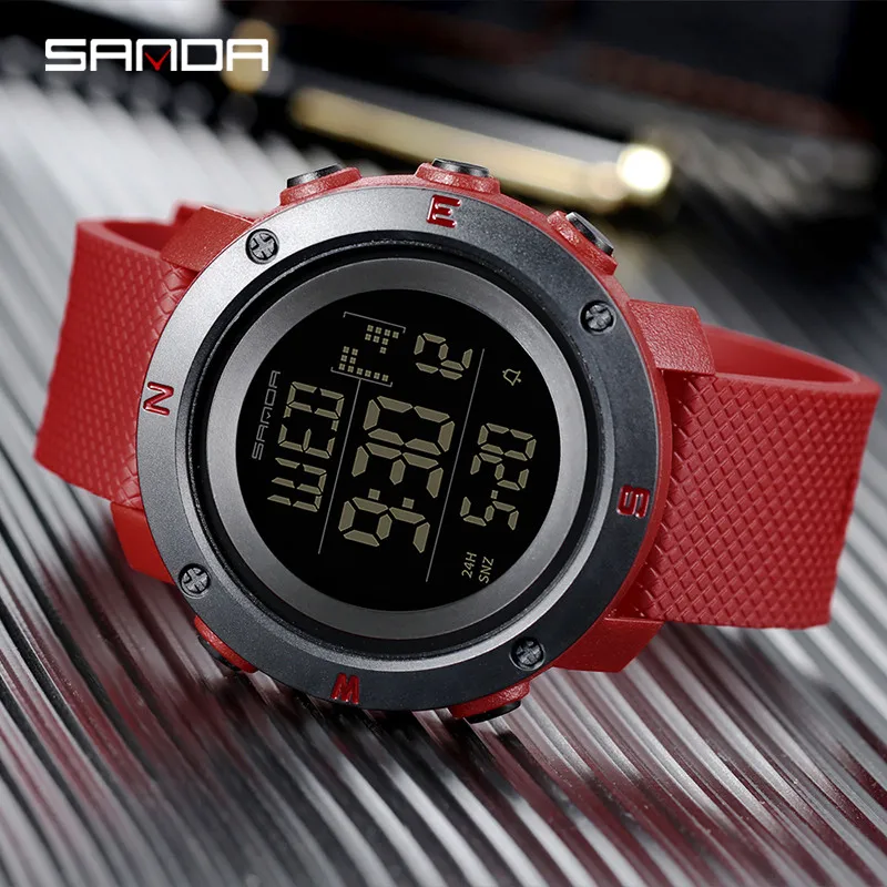 SANDA NEW Fashion Outdoor Sport Watch Men Multifunction Watches Alarm Week Date Clock Waterproof Digital Watch reloj hombre
SANDA NEW Fashion Outdoor Sport Watch Men Multifunction Watches Alarm Week Date Clock Waterproof Digital Watch reloj hombre