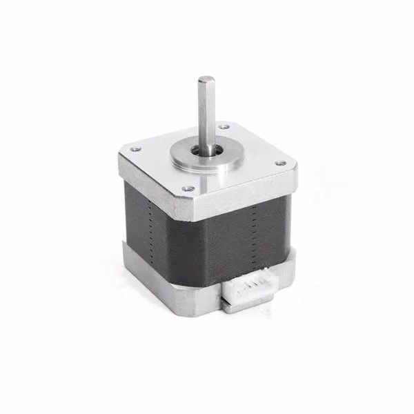 NEMA17 34mm stepper motor 0.28N.m Holding Torque 200 Steps per Revolution 1.8 deg/step
NEMA17 34mm stepper motor 0.28N.m Holding Torque 200 Steps per Revolution 1.8 deg/step