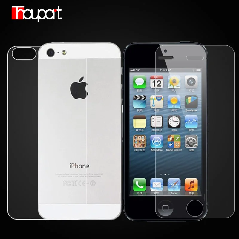 Thouport For Iphone 5 Tempered Glasses For Iphone 5S Iphone SE 5G 5 S Screen Protector Film For Iphone 5C Front Back Glass Rear
Thouport For Iphone 5 Tempered Glasses For Iphone 5S Iphone SE 5G 5 S Screen Protector Film For Iphone 5C Front Back Glass Rear