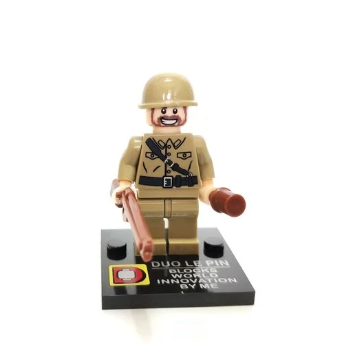 WW2 Soviet Army Soldiers Military Gun Weapons City police parts playmobil mini figures Building Block Brick original Toys
WW2 Soviet Army Soldiers Military Gun Weapons City police parts playmobil mini figures Building Block Brick original Toys
