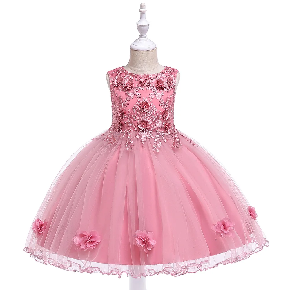 2020 New Princess Lace Sleeveless Dress Formal Pageant Girls Wedding Dress for 3-10 Years Girls Party Costume Children Clothing
2020 New Princess Lace Sleeveless Dress Formal Pageant Girls Wedding Dress for 3-10 Years Girls Party Costume Children Clothing