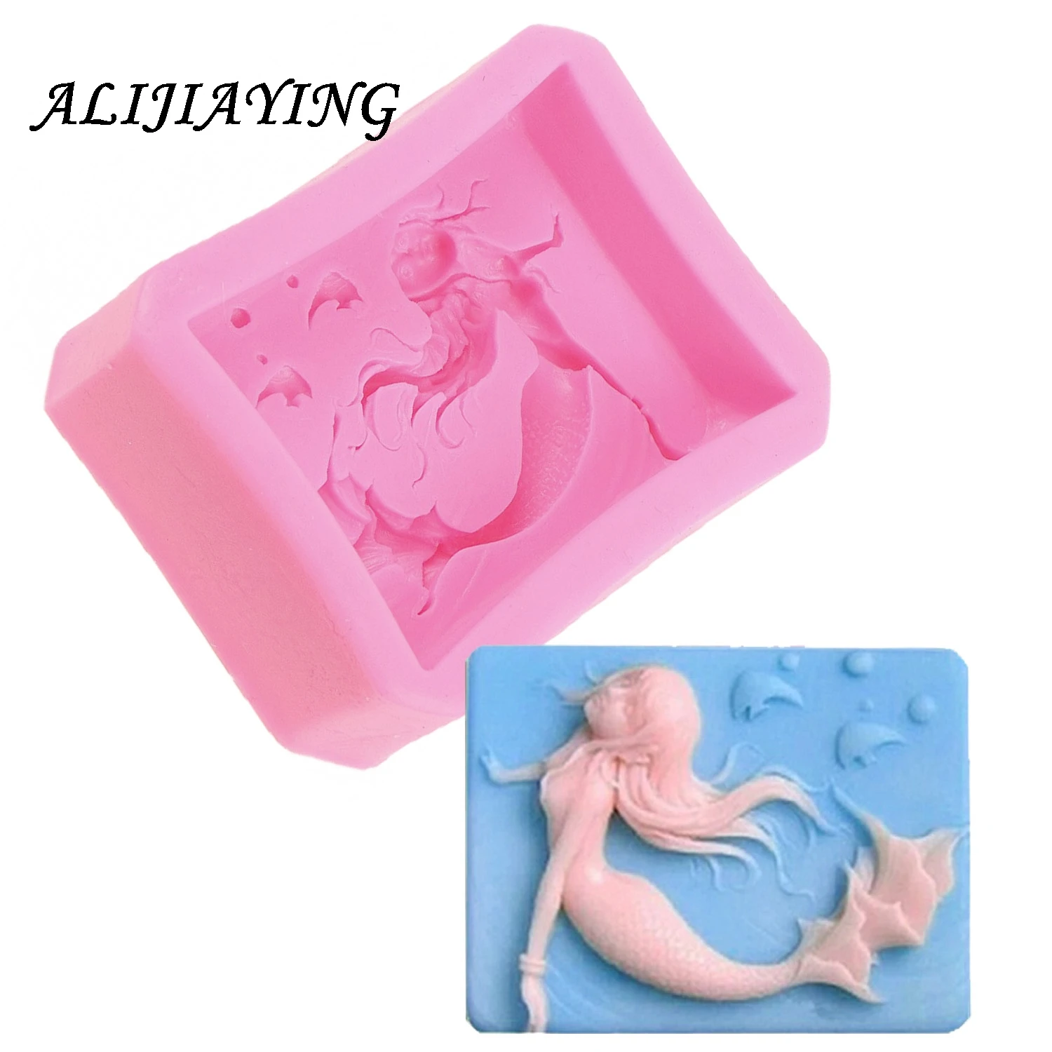 1Pcs Mermaid Silicone Soap mold Handmade silicone 3d mould DIY Craft molds Cake Stencils DIY Tool D0447
1Pcs Mermaid Silicone Soap mold Handmade silicone 3d mould DIY Craft molds Cake Stencils DIY Tool D0447