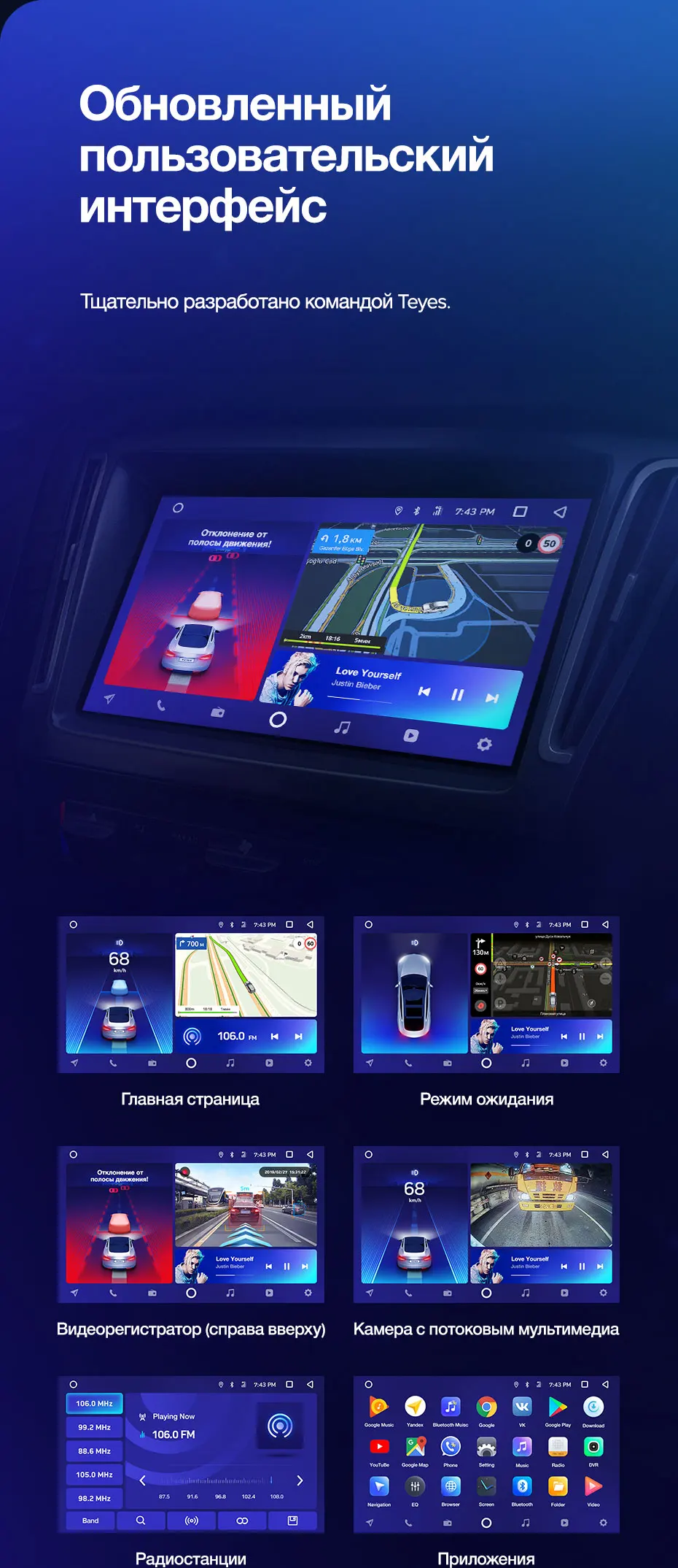 Top TEYES CC2 For  Hyundai Elantra 6 2015 2016 2017 2018 Car Radio Multimedia Video Player Navigation GPS Android 8.1 No 2din 2 din 25