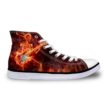Noisy Designs Classic Leisure High-Top Star Canvas Shoes Punk Fire Skull Play Design Casual Shoes Fashion Women Vulcanized Shoes
Noisy Designs Classic Leisure High-Top Star Canvas Shoes Punk Fire Skull Play Design Casual Shoes Fashion Women Vulcanized Shoes